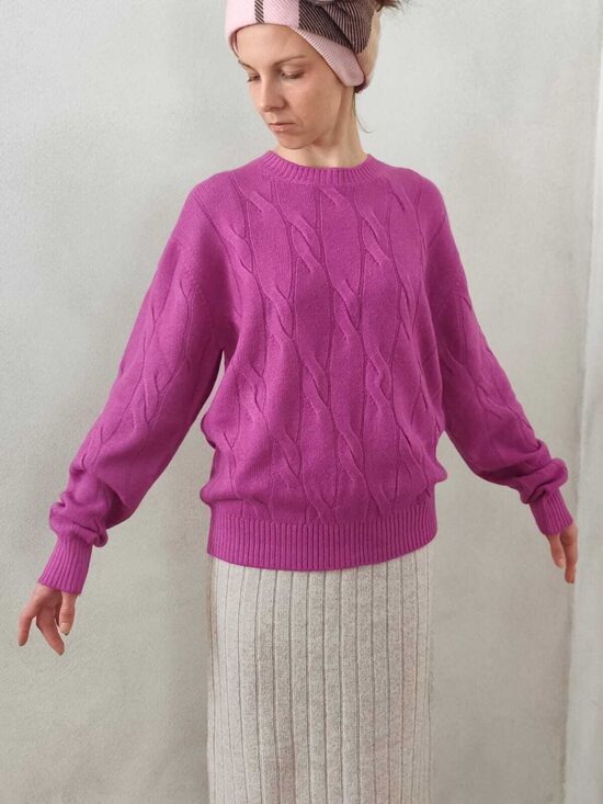 KAŠMIRA DŽEMPERIS EVAMOODE RASBERRY VIOLETS