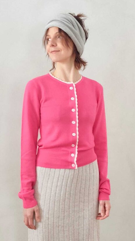 KAŠMIRA KARDIGĀNS EVAMOODE DOLCE VITA CHERRY